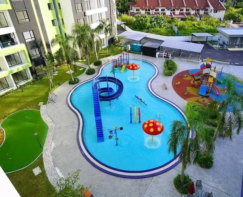Ipoh Manhattan Waterpark Safari-12Pax Apartment